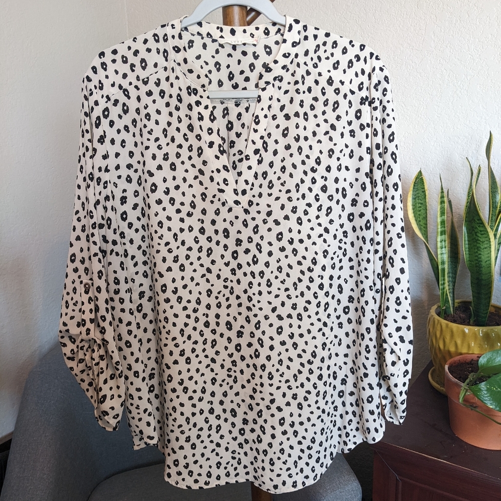 Lush StitchFix Animal Print Blouse